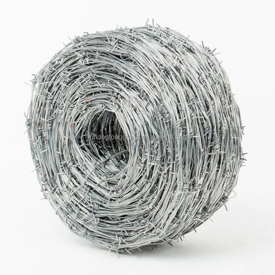 500 metri di filo di ferro galvanizzato spinato per recinzione campione di filo di filo di misura 1,4 mm-2,6 mm galvanizzato