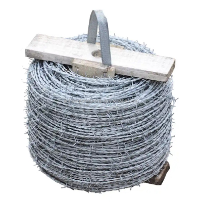 500 metri di filo di ferro galvanizzato spinato per recinzione campione di filo di filo di misura 1,4 mm-2,6 mm galvanizzato