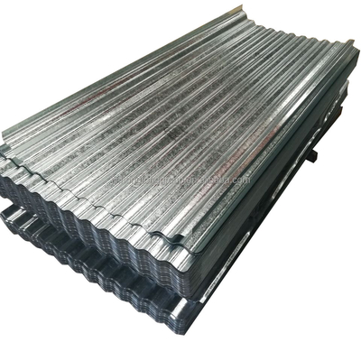 Zero Spangle 28 / 26 / 24 Gauge Galvanizzato Piastra di tetto ondulato per le vostre esigenze ± 1% Tolleranza Larghezza 600-1250mm