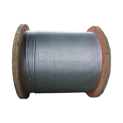 Peso della bobina 10kg-800kgs/bobina 6x36 6x19 Girante gru sollevamento filo di ferro corda di acciaio Custom Galvanizzato Acciaio al carbonio CCS Free Cutting