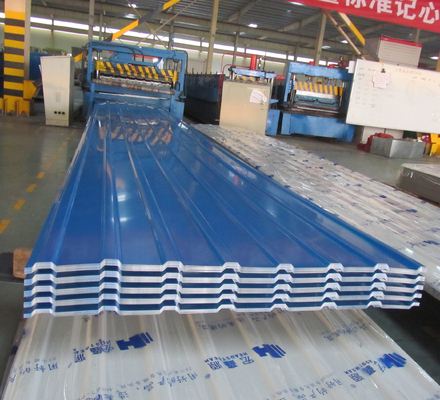 SGCC/SGCD/SGCE/DX51D/DX52D/S250GD/S280GD/S350GD/G550/SPCC Certificato KS PPGI PPGl lamiera di copertura in acciaio ondulato