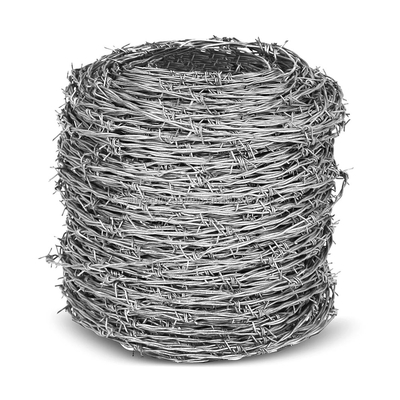 Fuoco galvanizzato con filo spinato a caldo per recinzioni di sicurezza a maglia 12,5 calibro 18 calibro PVC