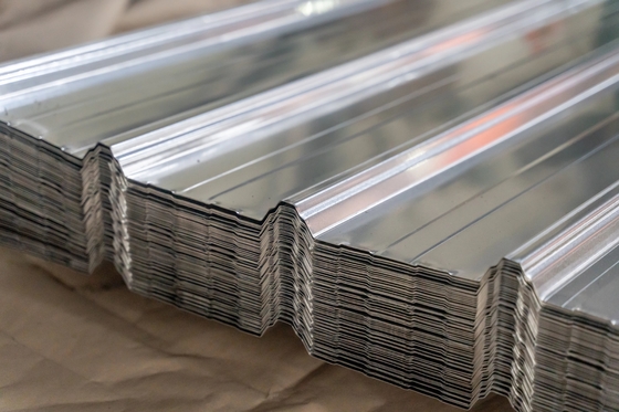 Strato di copertura galvanizzato a spangolo regolare 0.5 Piastra di copertura galvanizzata Durezza di zinco Spangolo duro completo Tipo di spangolo regolare