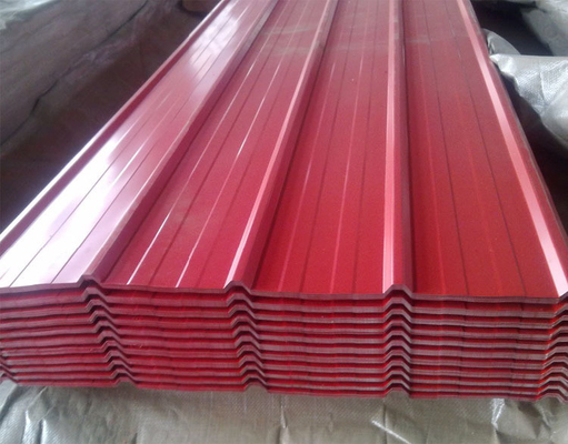 Decoiling PPGL Tetti corrugati rivestiti di colore zinc galvanizzato metallo corrugato lamiera di ferro preverniciato acciaio galvanizzato