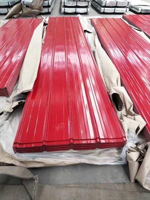 SGCC/CGCC/DX51D Z/Q195-Q345 PPGI Coil in acciaio Color Coated Steel Sheet Prepainted GI GL Materiali da costruzione PPGI Wave