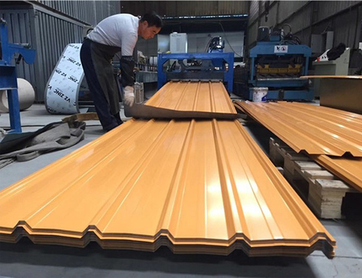 SGCC/CGCC/DX51D Z/Q195-Q345 PPGI Coil in acciaio Color Coated Steel Sheet Prepainted GI GL Materiali da costruzione PPGI Wave