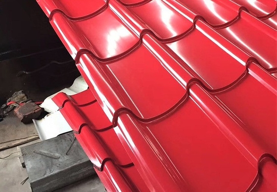 Spessore 0,2 4 mm Lastra di acciaio galvanizzato ondulato rivestita a colori da 4 piedi x 8 piedi per tetti SGCC/CGCC/DX51D Z/Q195-Q345