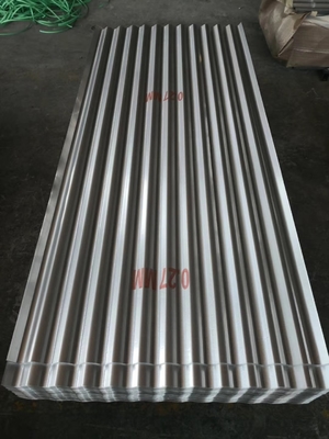 Piastra di tetto in acciaio ondulato galvanizzato con tegola di tetto rivestita di zinco e spangolo zero spangolo regolare minimo
