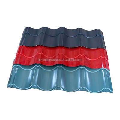 Pre-stampato caldo immersione galvanizzato colorato lamiere di acciaio per tetto Dx52d lamiera ondulata per il vostro progetto di tetto