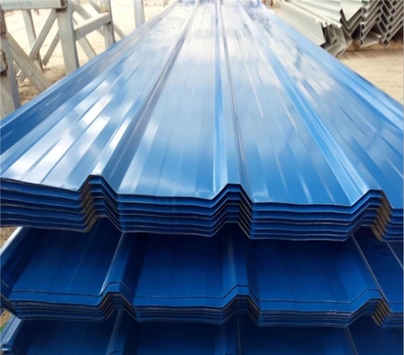 Piastra di copertura in metallo a colori RAL personalizzata PPGI Piastra in acciaio ondulato per tegole e altri materiali da costruzione