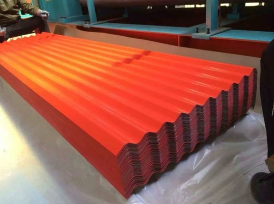 Piastra di copertura in metallo a colori RAL personalizzata PPGI Piastra in acciaio ondulato per tegole e altri materiali da costruzione