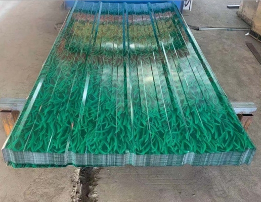 Piastra di copertura in metallo a colori RAL personalizzata PPGI Piastra in acciaio ondulato per tegole e altri materiali da costruzione