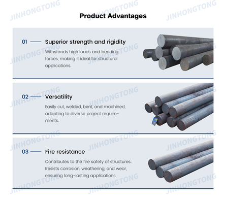 ASTM 1045 C45 S45c Ck45 Bar/bar rotonda in acciaio mite con tecnica di laminatura a caldo e campionamento libero