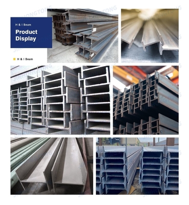125*125 Fascia H in acciaio Colonna universale H/I Fasce ASTM Standard S235JR Larghezza della flangia 50-400mm Spessore 5-34mm