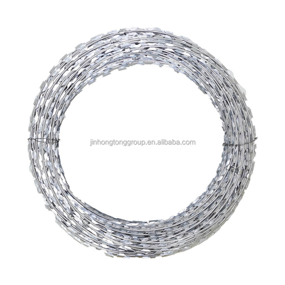 500 mm di diametro serpente filo rasoio ferro filo Concertina tipo rasoio croce rasoio anti arrampicata lama filo spinato 304 acciaio inossidabile