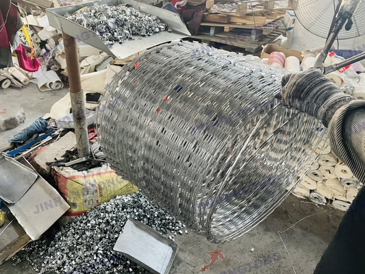 500 mm di diametro serpente filo rasoio ferro filo Concertina tipo rasoio croce rasoio anti arrampicata lama filo spinato 304 acciaio inossidabile