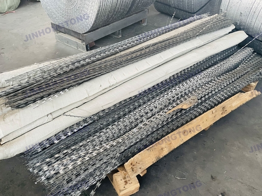 Galvanizzato a caldo 500m doppio filo rasoio filo spinato recinzione filo ad alta resistenza alla trazione filo per una maggiore sicurezza