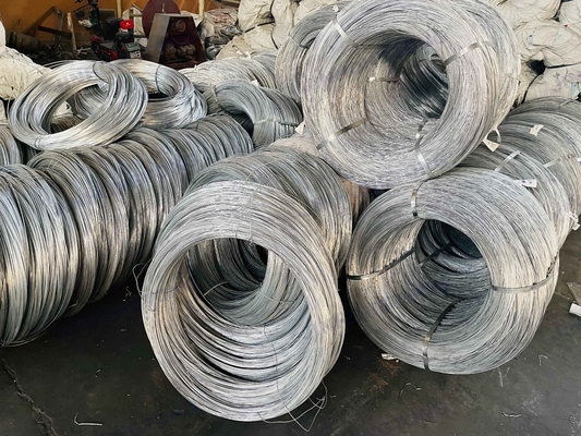 Filato di acciaio galvanizzato di calibro 20 calibro 12/16/18 calibro Electro GI Tolleranza del filo legante ± 1% Adatto a applicazioni versatili