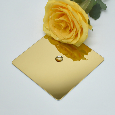 Attrezzature mediche resistenti alla corrosione PVD Color Mirror Stainless Steel Decorative Sheet Grade 200/300/400/600/900 Serie