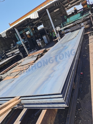 ISO9001 Certified Large Inventory of Q355 SS400 Q195 Carbon Steel Plate for Construction and Pipe Manufacturing
