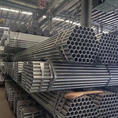 Spessore personalizzato di acciaio al carbonio saldato quadrato / rotondo per tubi in acciaio galvanizzato in serra
