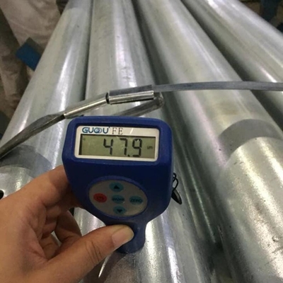Struttura di costruzione Astm S235 Tubo rotondo in acciaio galvanizzato da 48,3 mm di lunghezza 12 M