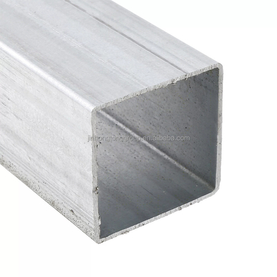 Q195 Q355 Galvanizzato tubo di acciaio quadrato Gi tubo di ferro rettangolare ASTM A36 con copertura di plastica tubo protettore fine