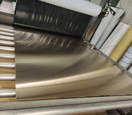 ASTM A240 Piastra di acciaio inossidabile 201 304 316 316L 409 laminata a freddo laminata a caldo con larghezza 20 mm-1500 mm e finitura superficiale BA