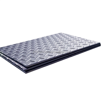 347 ASTM Standard S235 Calcolatore di peso della piastra a quadri 4,5 mm Antislip MS Piastra a quadri in acciaio mite