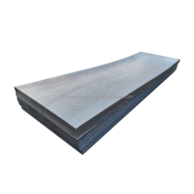 347 ASTM Standard S235 Calcolatore di peso della piastra a quadri 4,5 mm Antislip MS Piastra a quadri in acciaio mite