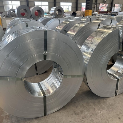 Materiale da costruzione DX51D Z gi zinc coated roll/strip/coil di acciaio galvanizzato con spangolo minimo e certificato BIS