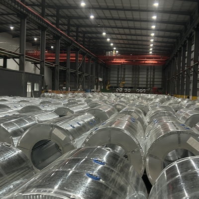 Materiale da costruzione DX51D Z gi zinc coated roll/strip/coil di acciaio galvanizzato con spangolo minimo e certificato BIS