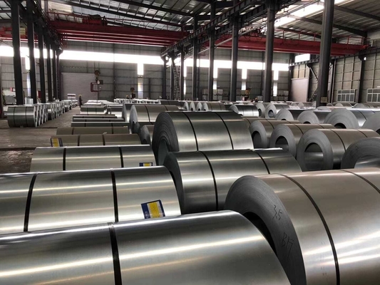 Materiale da costruzione DX51D Z gi zinc coated roll/strip/coil di acciaio galvanizzato con spangolo minimo e certificato BIS