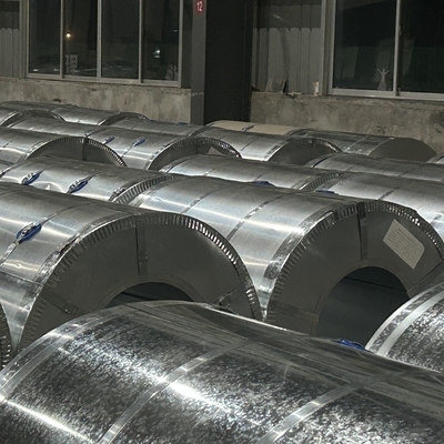 Materiale da costruzione DX51D Z gi zinc coated roll/strip/coil di acciaio galvanizzato con spangolo minimo e certificato BIS