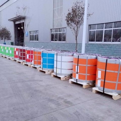 0.25 Spessore 1,6 mm SGCC/DX51D bobina di acciaio rivestita a colori per materiale pre-tinto per l'industria siderurgica galvanizzata