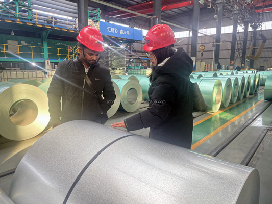 ASTM A792 Galvalume Zinco Aluminio Acciaio Galvanizzato Spirale Larghezza 600-1500mm Termine di consegna 7-14 giorni lavorativi