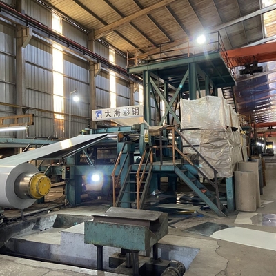 Coil di acciaio galvanizzato PPGI preverniciato nei colori RAL con certificato CE SGCC/DX51D Coil di acciaio rivestito a colori