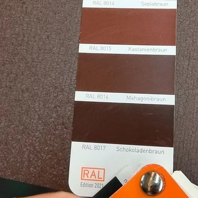 0.45mm PVDF Superficie PPGI bobina colore bianco legno grano stampato PPGI bobina in acciaio fabbricazione con 5-7 micron di vernice