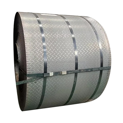 Ms Diamond 1,5 mm 3 mm 4,5 mm 5 mm in rilievo, a quadri, controllo HR, a quadri, foglio a quadri, lamiera di acciaio al carbonio, bobina con colore naturale