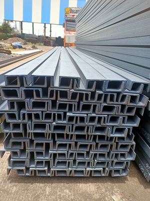 CIF/CFR/FOB/EX-WORK Term U-Channel Carbon Steel per il sistema di supporto ASTM Standard Q235 Q345 SS400 0,8 mm-3,0 mm di spessore