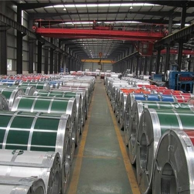 PVDF HDP Superficie PPGI Color Coated Prepainted Galvanized Steel Coil 0,4mm PPGI Coil for Benefit