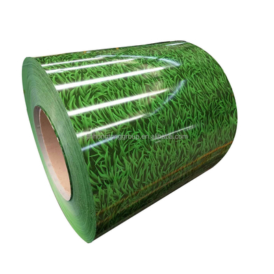 SGCC DX51D Q195 JIS G3312 PPGI bobina in acciaio rivestita di zinco con colore a modello floreale bobine PPGI rivestite di spessore da 0,1-1 mm