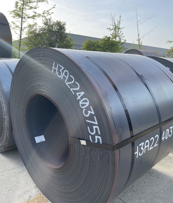 Q195 Q215 Q235 Q255 Q275 Q355 Ss400 bobina laminata a caldo in acciaio al carbonio con passaggio a pelle e standard BS EN GB AiSi ASTM DIN JIS