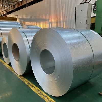 Certificato JIS bobina di acciaio galvanizzato a caldo di 0,25 mm-3 mm 26 calibro per la costruzione