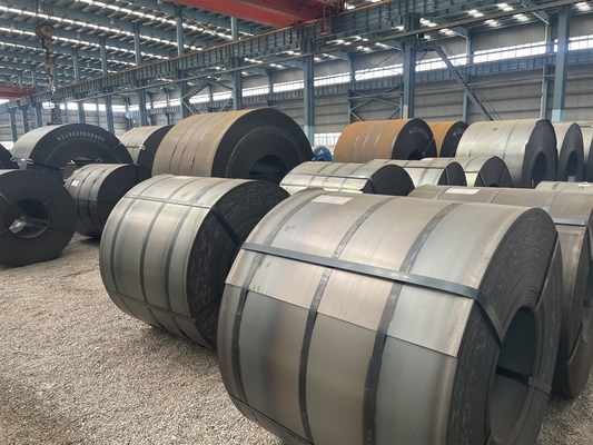 Astm non legato A36 A53 Q195 S235jr Q235 Q345 2mm 4mm 6mm 10mm Skin Pass Black Roll Hot Rolled Mild Ms Carbon Steel Coil