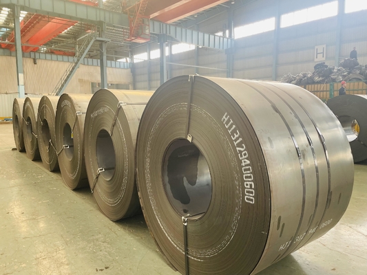 S235JR bobina di acciaio leggero HRC Hr bobina S275JR S355JR lamiere S235J0 S355J2 spessore 0,35-200 mm tecnica laminata a caldo