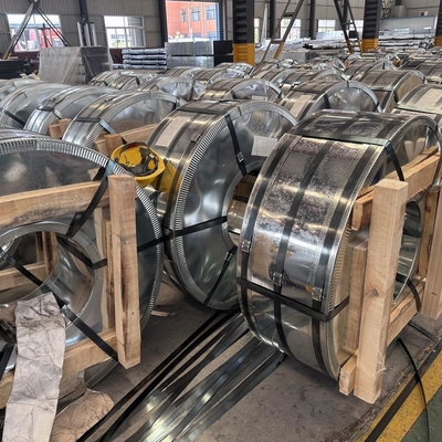 Tecnica a base di laminatura a freddo Spangolo zero 0,2 mm SGCC/SGCD bobine di acciaio galvanizzato Rivestimento di zinco 10g-275g/m2 DX51D Z