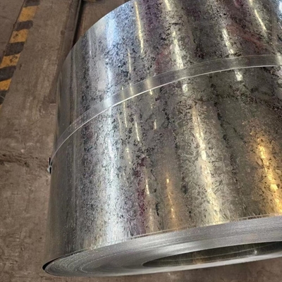 Tecnica a base di laminatura a freddo Spangolo zero 0,2 mm SGCC/SGCD bobine di acciaio galvanizzato Rivestimento di zinco 10g-275g/m2 DX51D Z