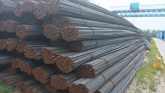 Alti livelli HRB400/500 ASTM A615 BS4449 Infissi in acciaio al carbonio per edifici commerciali Lunghezza 8M
