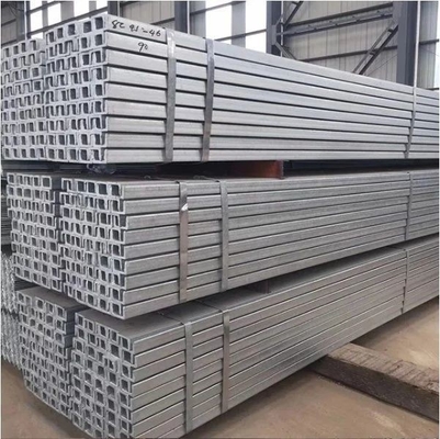 Q235 Q345 SS400 Materiale U-Channel Acciaio al carbonio 0,8 mm-3,0 mm Spessore 100% Tolleranza testata ± 1% per il sistema di supporto